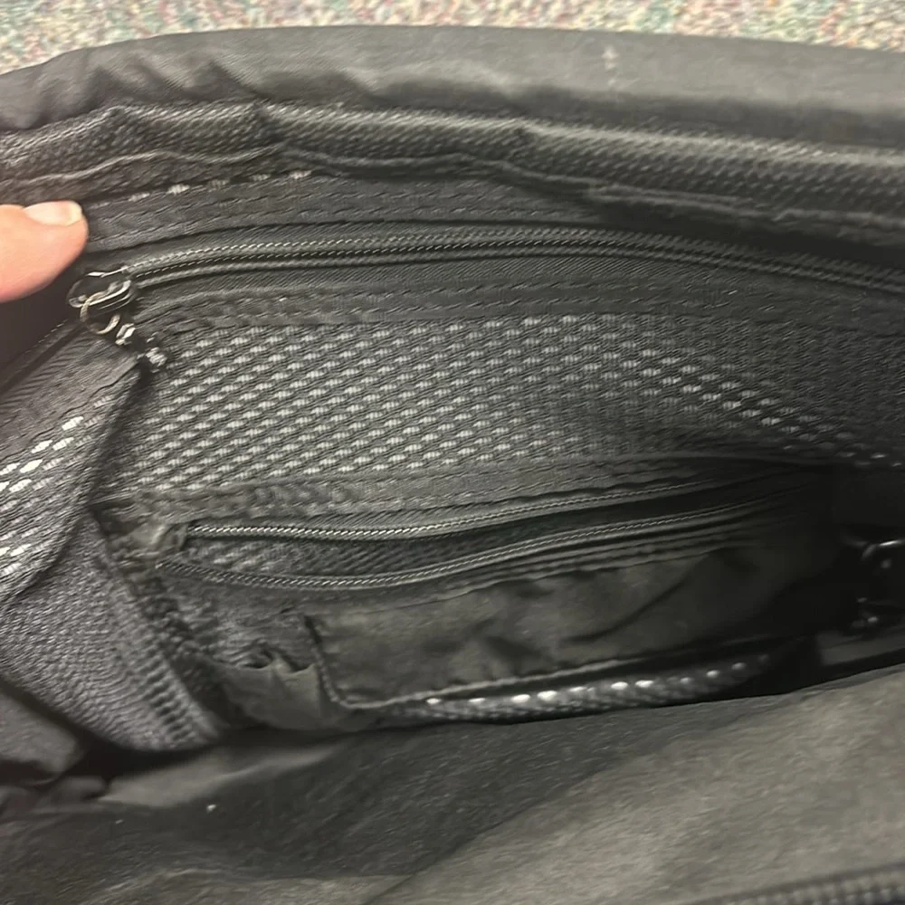 TUMI Black Messenger Bag